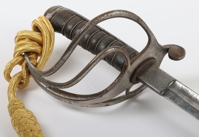 Scottish Queens Own Cameron Highlanders Officers Sword - 6