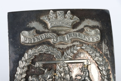 Argyll & Sutherland Highlanders Volunteer Battalion Officers Shoulder Belt Plate. - 2