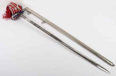 Queens Own Highlanders Officers Basket Hilt Broadsword - 2