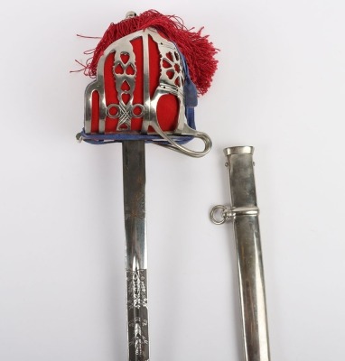 Queens Own Highlanders Officers Basket Hilt Broadsword - 4
