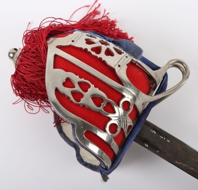 Queens Own Highlanders Officers Basket Hilt Broadsword - 5