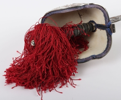 Queens Own Highlanders Officers Basket Hilt Broadsword - 9