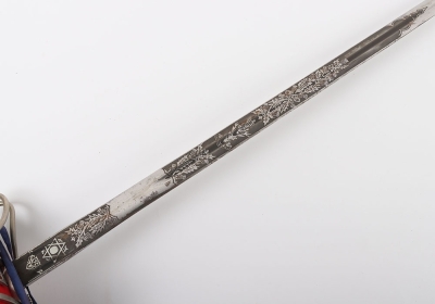 Queens Own Highlanders Officers Basket Hilt Broadsword - 10