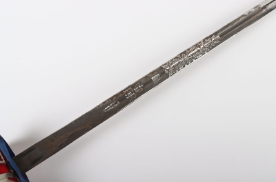 Queens Own Highlanders Officers Basket Hilt Broadsword - 13
