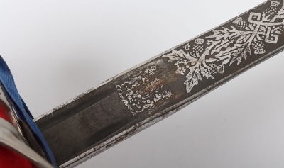 Queens Own Highlanders Officers Basket Hilt Broadsword - 14