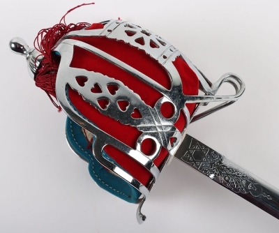 Modern Copy of a Scottish Basket Hilt Broadsword - 5