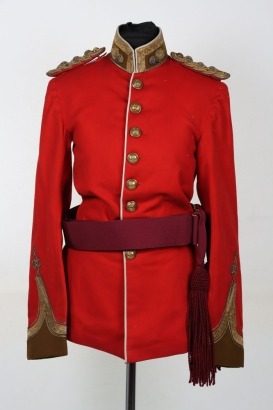 Northumberland Fusiliers Officers Full Dress Tunic