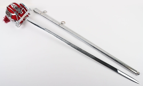 Modern Copy of a Scottish Basket Hilt Broadsword
