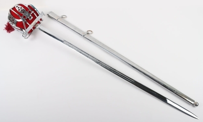 Modern Copy of a Scottish Basket Hilt Broadsword