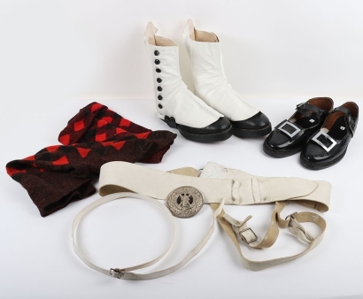 Grouping of Scottish Regimental Accoutrements