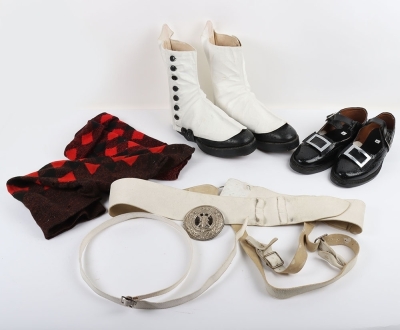 Grouping of Scottish Regimental Accoutrements