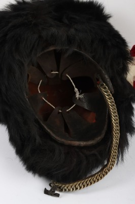 Northumberland Fusiliers Senior NCO&rsquo;s Bearskin. - 5