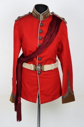 Northumberland Fusiliers Volunteer Officers Full Dress Tunic
