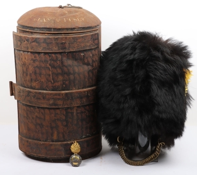 Lancashire Fusiliers Officers Bearskin in Tin