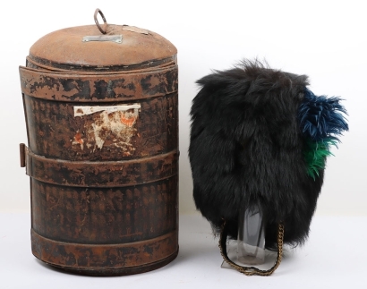 Dublin Fusiliers Officers Bearskin Attributed to Captain Brownes