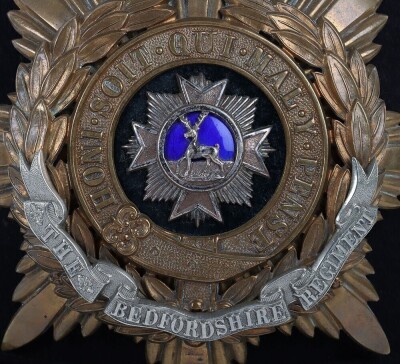 Bedfordshire Regiment Officers Home Service Helmet - 3