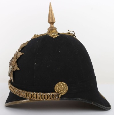 Bedfordshire Regiment Officers Home Service Helmet - 6