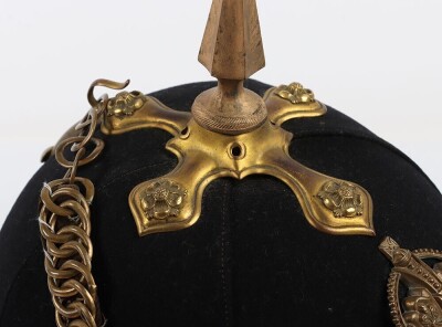 Bedfordshire Regiment Officers Home Service Helmet - 11