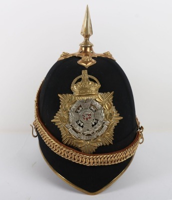 Border Regiment Officers Home Service Helmet
