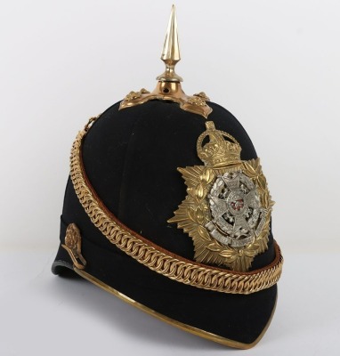Border Regiment Officers Home Service Helmet - 4