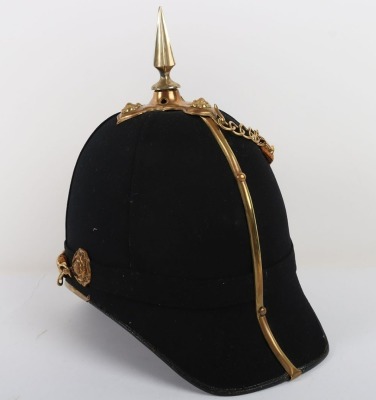 Border Regiment Officers Home Service Helmet - 8
