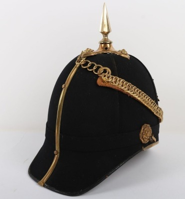 Border Regiment Officers Home Service Helmet - 9