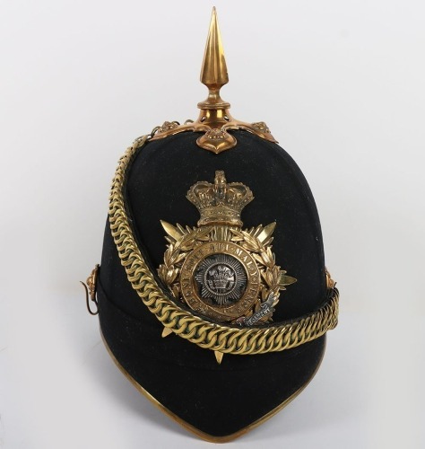 Cheshire Regiment Officers Home Service Helmet