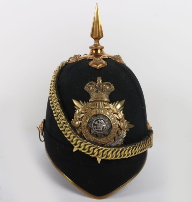 Cheshire Regiment Officers Home Service Helmet