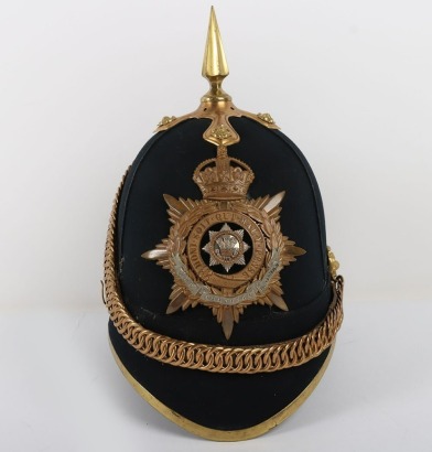 Cheshire Regiment Officers Home Service Helmet