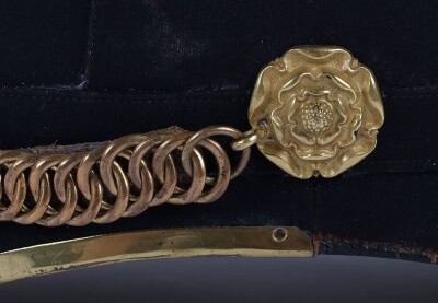 Cheshire Regiment Officers Home Service Helmet - 7