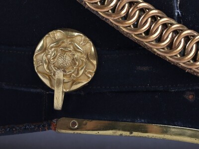 Cheshire Regiment Officers Home Service Helmet - 10