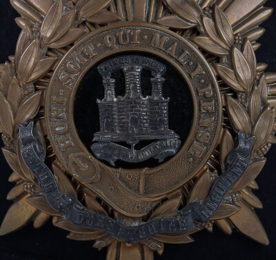 Dorset Regiment Officers Home Service Helmet - 3