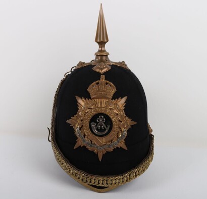 Durham Light Infantry Officers Home Service Helmet