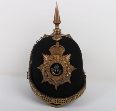 Durham Light Infantry Officers Home Service Helmet