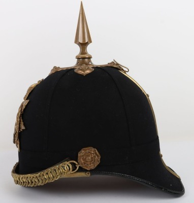Durham Light Infantry Officers Home Service Helmet - 6