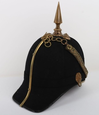 Durham Light Infantry Officers Home Service Helmet - 9