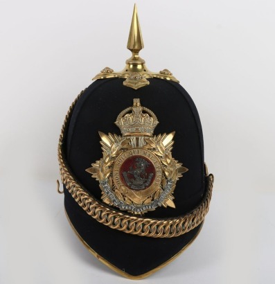 Duke of Wellington&rsquo;s West Riding Regiment Officers Home Service Helmet