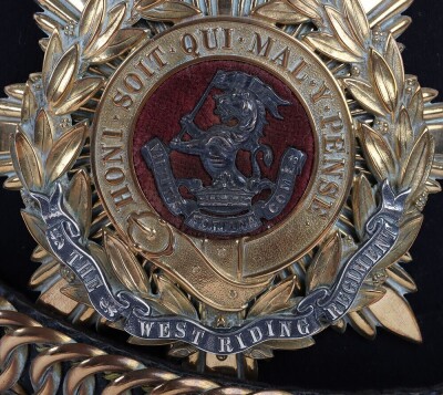 Duke of Wellington&rsquo;s West Riding Regiment Officers Home Service Helmet - 3