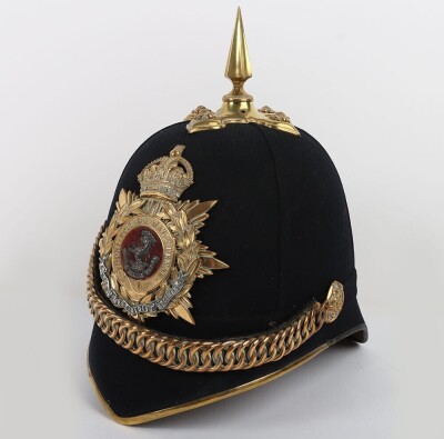 Duke of Wellington&rsquo;s West Riding Regiment Officers Home Service Helmet - 5