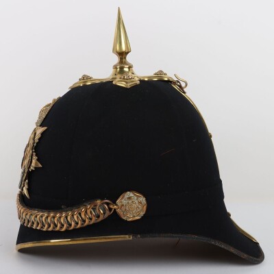 Duke of Wellington&rsquo;s West Riding Regiment Officers Home Service Helmet - 6