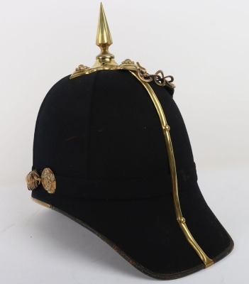 Duke of Wellington&rsquo;s West Riding Regiment Officers Home Service Helmet - 8