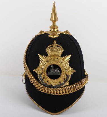 Territorial Battalion Gloucestershire Regiment Officers Home Service Helmet