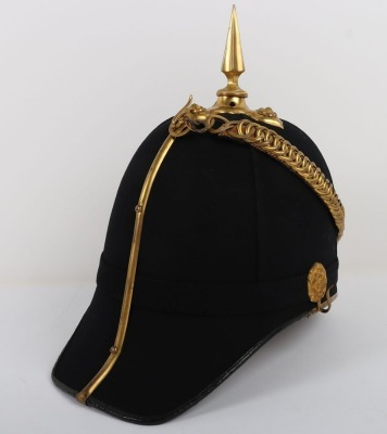 Territorial Battalion Gloucestershire Regiment Officers Home Service Helmet - 10