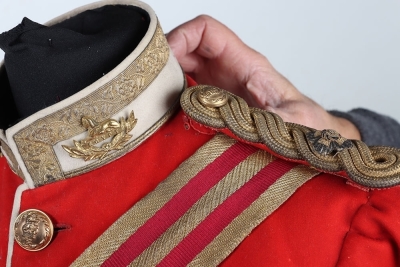 Gloucestershire Regt Officers Full Dress Tunic - 3