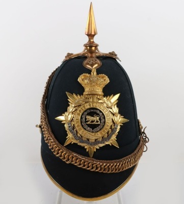 Hampshire Regiment Officers Home Service Helmet