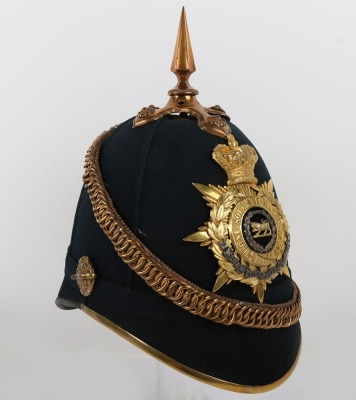 Hampshire Regiment Officers Home Service Helmet - 4