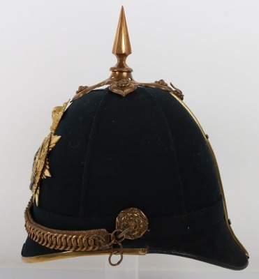 Hampshire Regiment Officers Home Service Helmet - 6