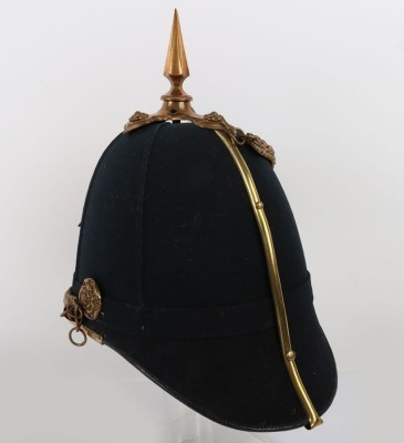 Hampshire Regiment Officers Home Service Helmet - 8
