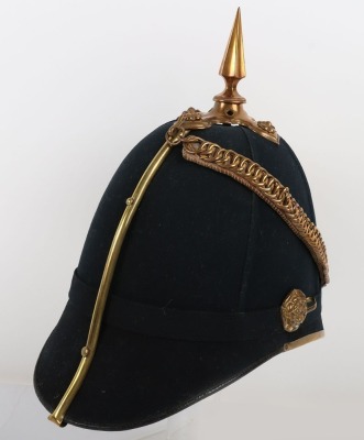 Hampshire Regiment Officers Home Service Helmet - 9