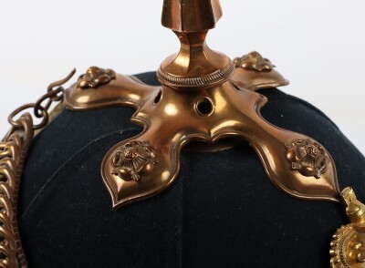 Hampshire Regiment Officers Home Service Helmet - 11